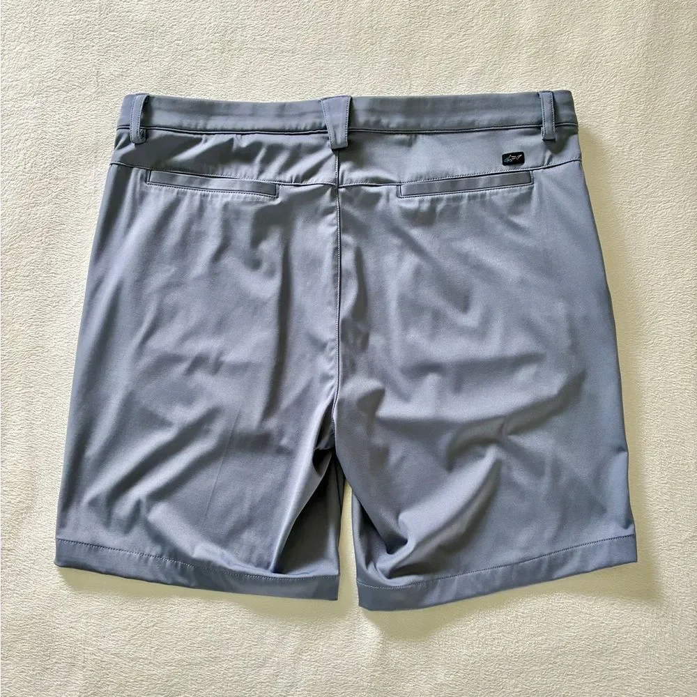 Greg Norman Golf Shorts Men’s 36 Gray Stretch Performance Moisture Wicking